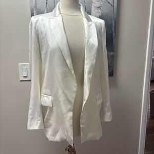 Zara Elegant White Blazer